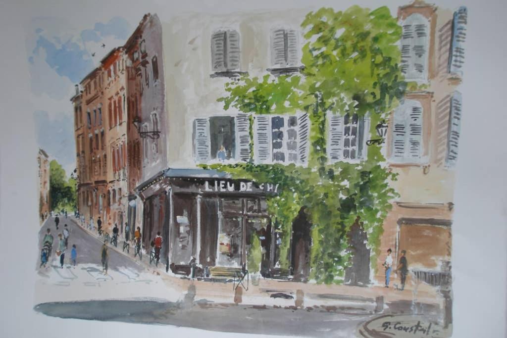 Logis de Sainte-Scarbes Appartement Toulouse Buitenkant foto